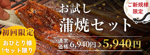 お試し蒲焼セット