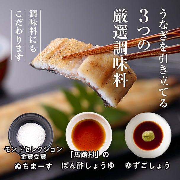 浜名湖うなぎ 焼きたて本格白焼セット（大・2本）｜贈答・ギフトに最適